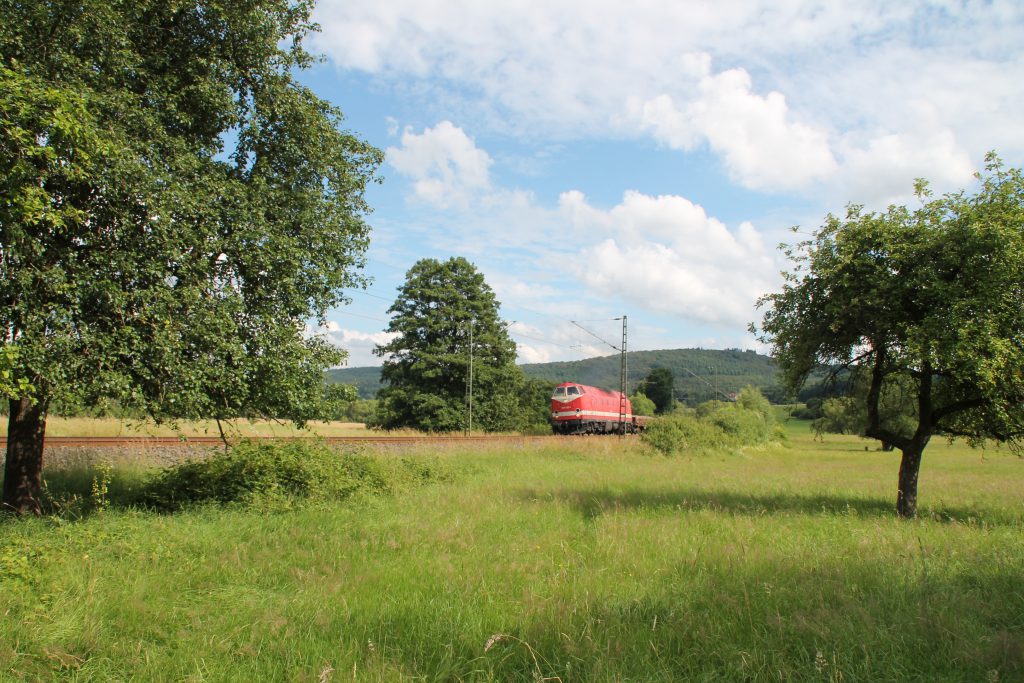 229 147 bei Dillheim auf der Dillstrecke, aufgenommen am 28.06.2016.