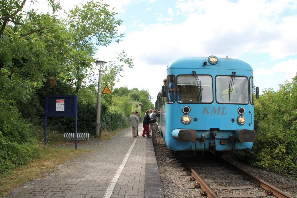 Die Wipperliese hält in Vattenrode, aufgenommen am 03.07.2016.