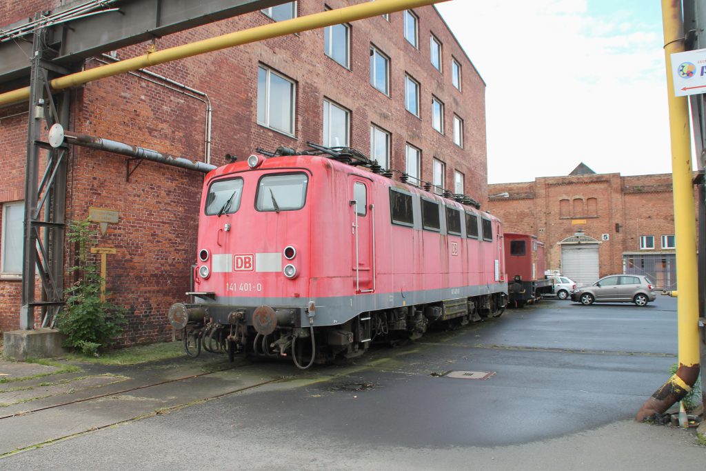 Im Henschelmuseum in Kassel steht 141 401 zur Schau, aufgenommen am 05.09.2015.