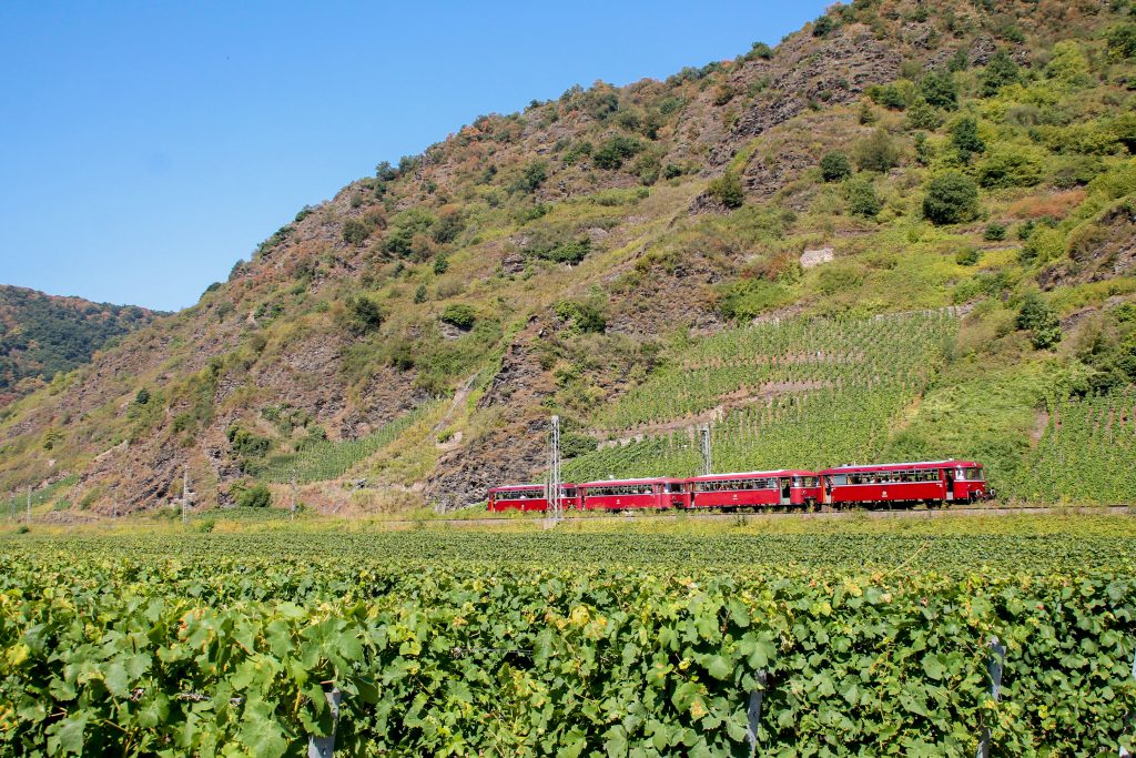 796 785, 998 271, 998 172, 796 784 bei Pommern in den Weinbergen auf der Moselstrecke, aufgenommen am 27.08.2016.