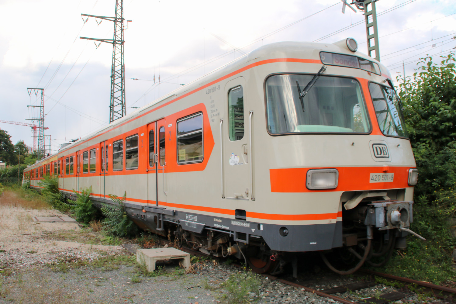 420 001 steht im DB-Museum in Nürnberg, aufgenommen am 03.09.2017.