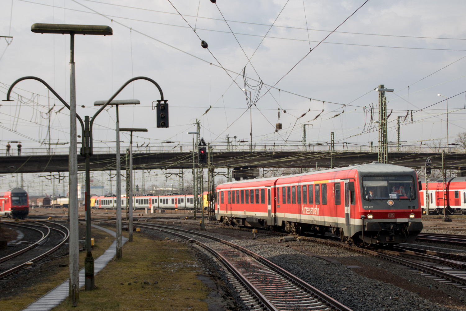 628 227 im Bahnhof Gießen, aufgenommen am 10.03.2018.