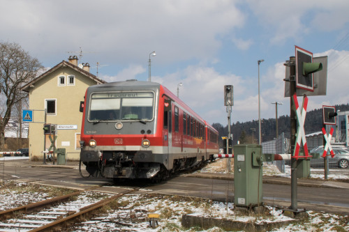 628 646 in Altenmark auf der Traun-Alz-Bahn, aufgenommen am 20.03.2018.