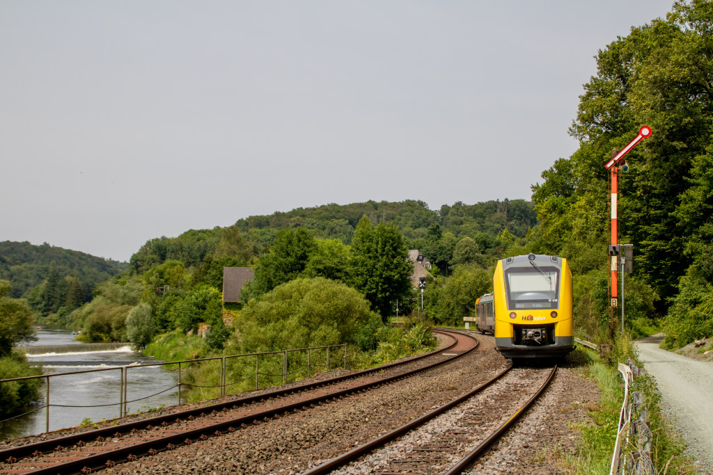 2648 018 in Fürfurt auf der Lahntalbahn, aufgenommen am 29.06.2024.