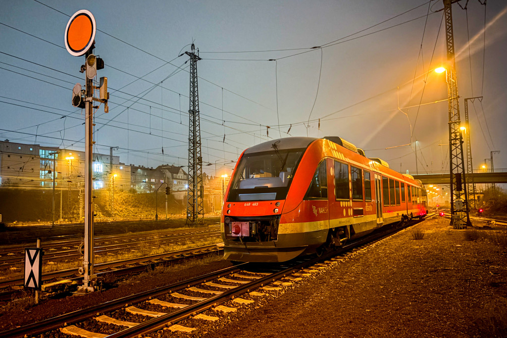648 463 im Bahnhof Gießen, aufgenommen am 30.12.2024.