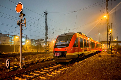 648 463 im Bahnhof Gießen, aufgenommen am 30.12.2024.