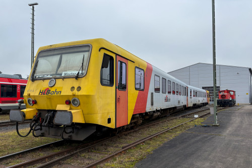 629 072 steht im Aw Limburg, aufgenommen am 20.01.2026.