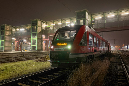 648 355 im Bahnhof Gießen, aufgenommen am 22.01.2025.